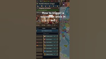 How to trigger a succession crisis in #eu5 #europauniversalis