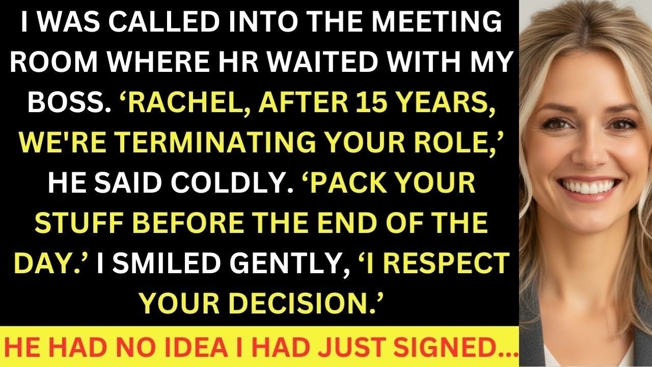 Меня быстро уволил начальник после 15 лет работы без предупреждения, но он понятия не имел о...