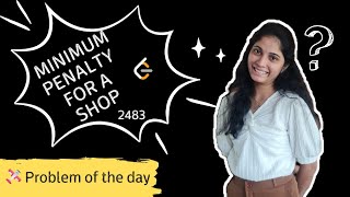 2483 | Minimum Penalty for a Shop |Leetcode | Java