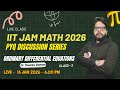 IIT JAM 2025 Math | Ordinary Differential Equations PYQ Discussion | 2nd Class | Dr. Saurav Sir