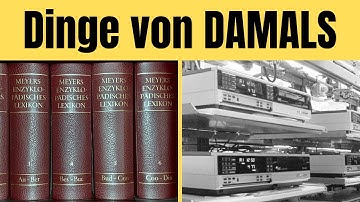 10 Deutsche Dinge, die durch das INTERNET verschwunden sind!