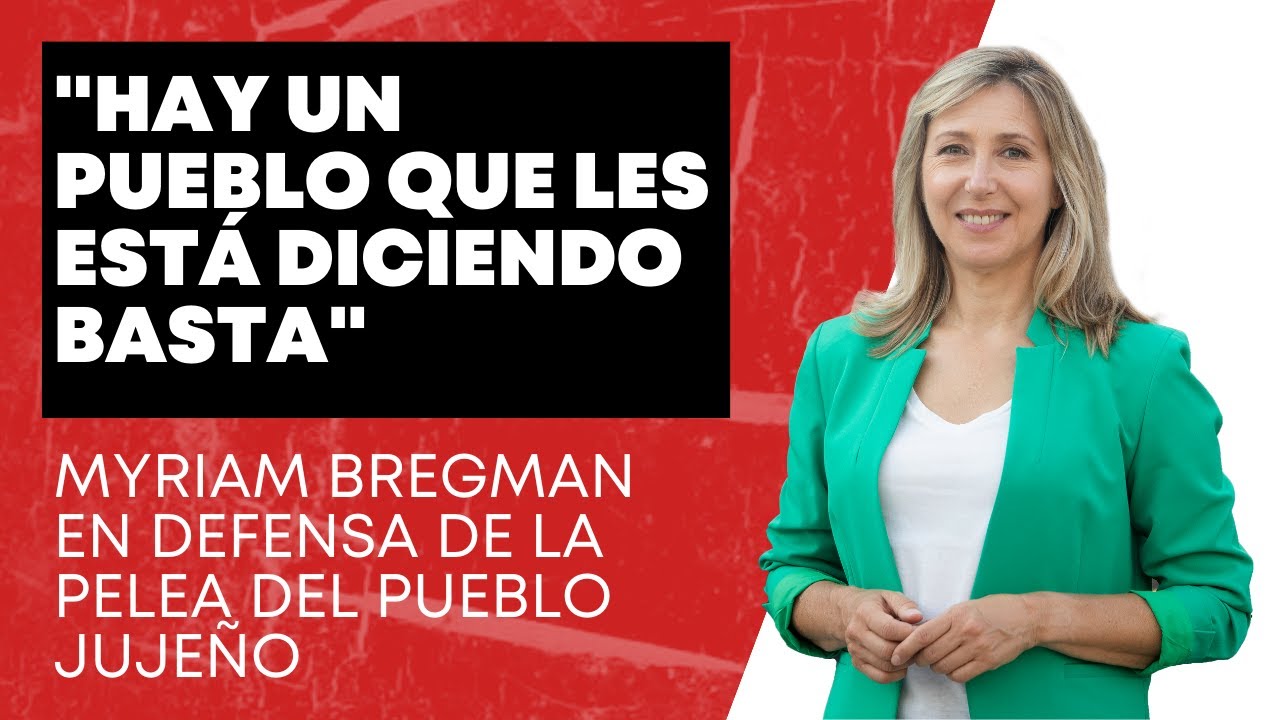 Myriam Bregman candidata a presidenta del Frente de Izquierda se plantó ...