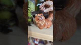 Pet the kitty, witch hand, art dolls process #artdollmaker