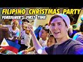 Foreigner's FIRST Filipino CHRISTMAS PARTY! Christmas in the Philippines!