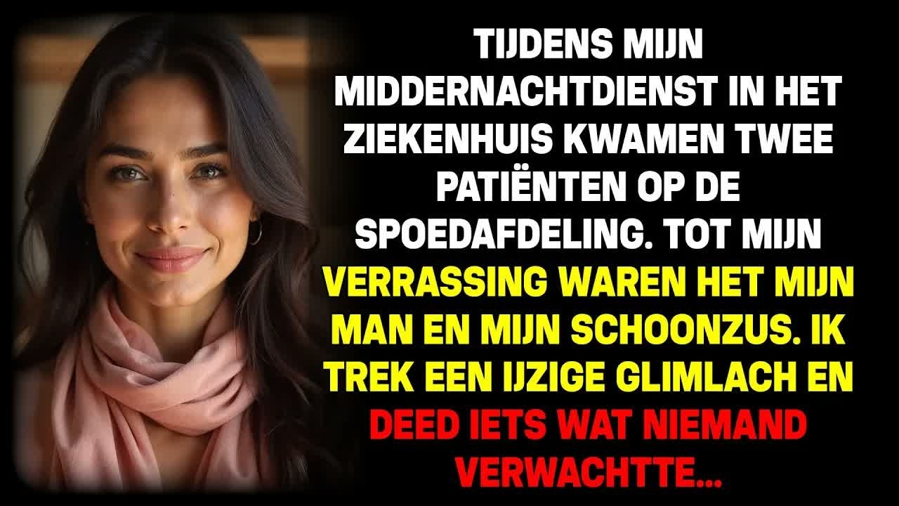 Het was bijna middernacht op de spoedeisende hulp toen de ambulance twee slachtoffers van een verkeersongeval binnenbracht. Ik was net klaar met een operatie en wilde even naar buiten gaan. Tot...