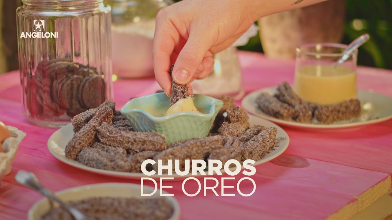 APRENDA A FAZER CHURROS DE OREO