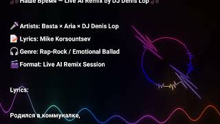 🎵 Наше Время — Live AI Remix by DJ Denis Lop 🎵
