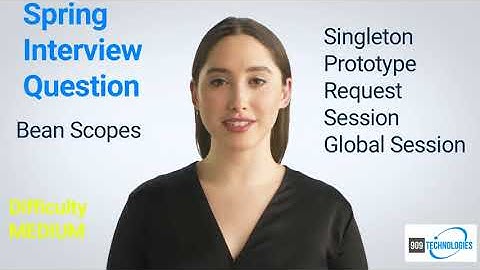 Java Spring Interview Question - Spring Bean Scopes