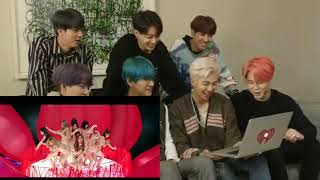 BTS reaction to 'I CAN'T STOP ME' MV Twice