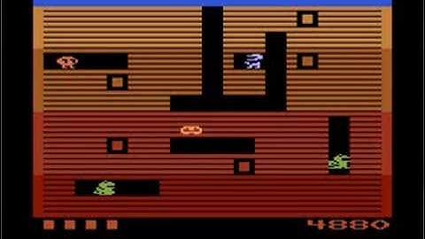 Dig Dug Gameplay - Atari 2600