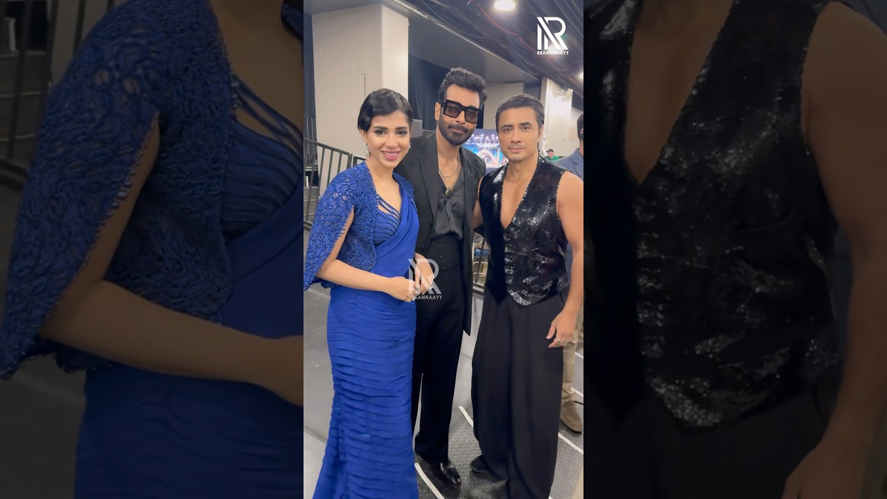 Faysal Qureshi, Ali Zafar, Sonya Hussyn, Hareem Farooq & Mahira Khan at 10th Hum awards in Houston