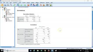 SPSS #6 Correlation