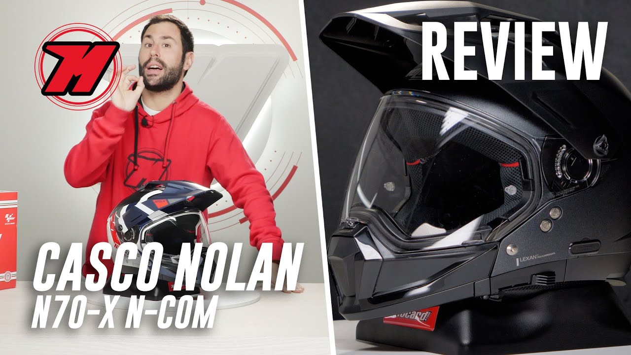Review casco Nolan N70- X 2 N-Com, ¡el MÁS VERSÁTIL DEL MUNDO! 🤯 - YouTube