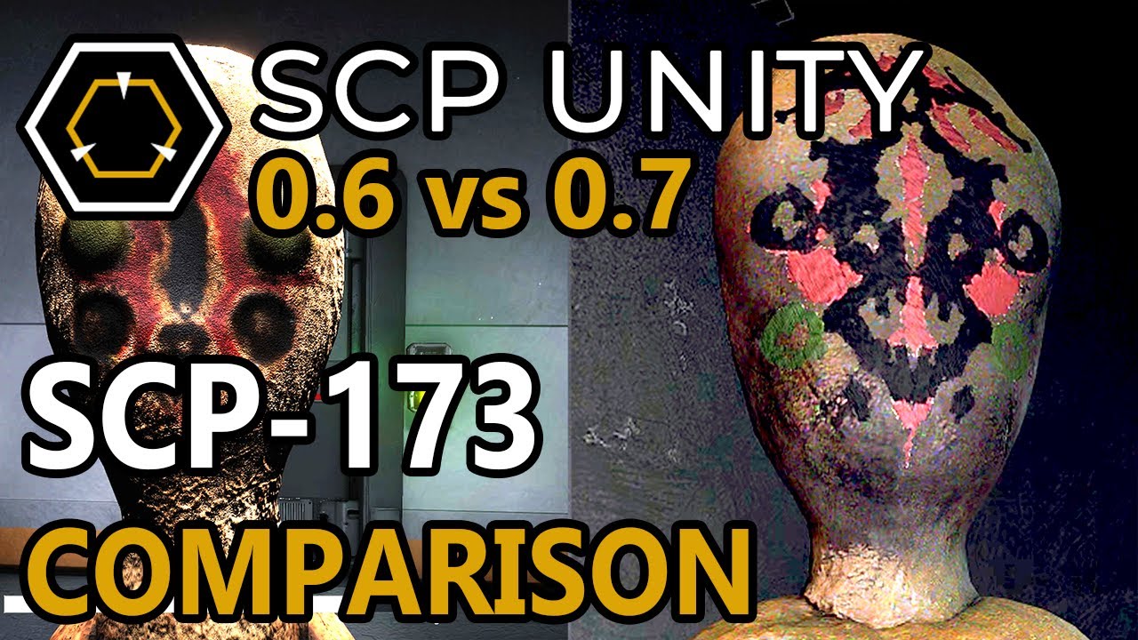 Scp Unity V0 6 Vs V0 7 Scp 173 Side By Side Comparison Youtube - scp173 face roblox