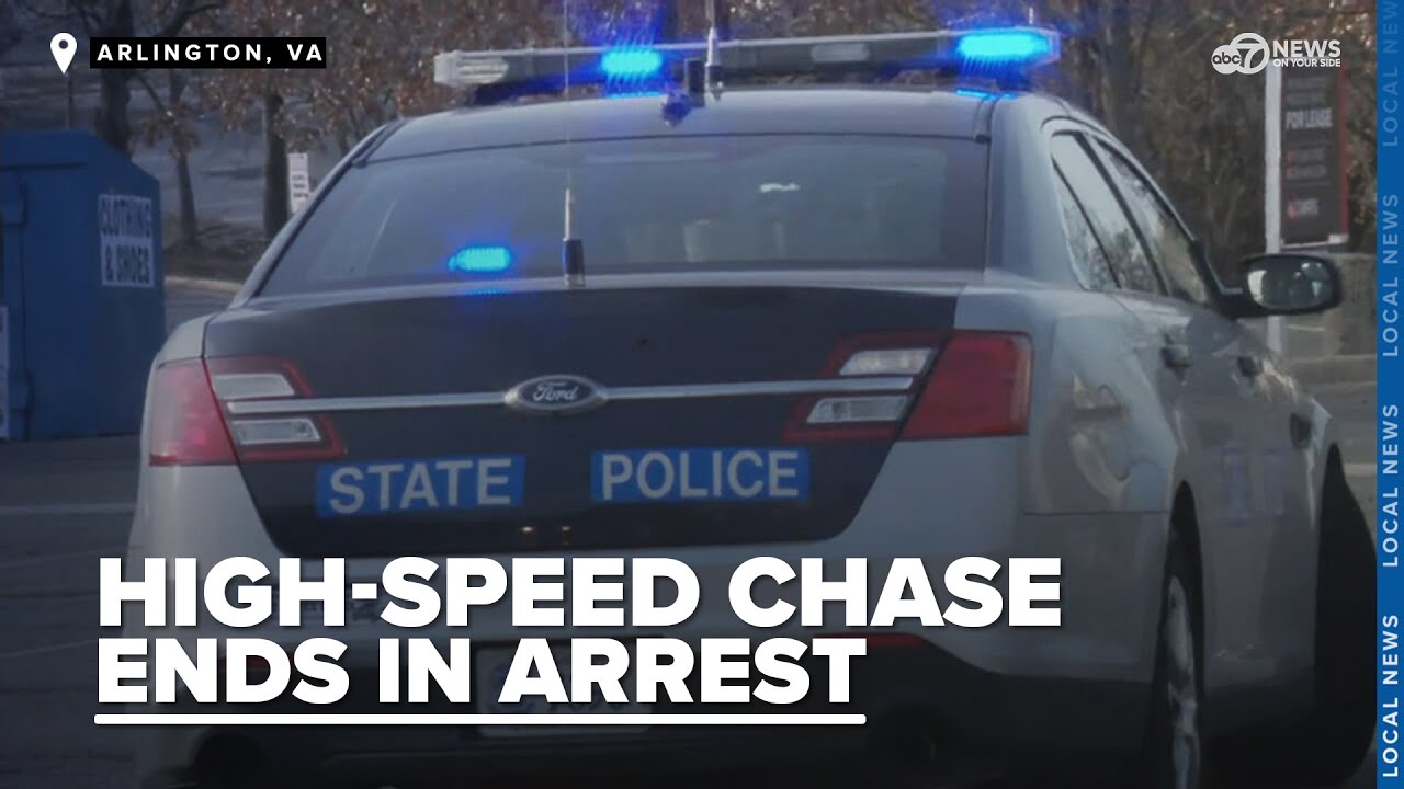 Person arrested after leading Virginia police on pursuit into DC in ...