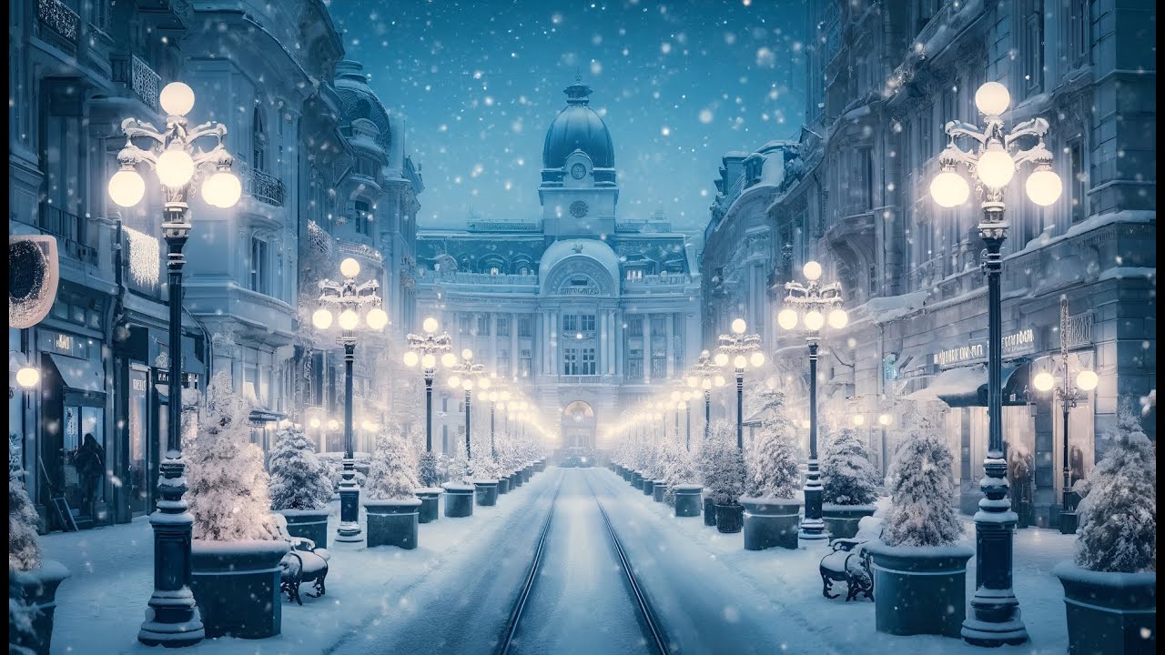 Winter Magic in Bucharest! ️ Heavy Snowfall Walking Tour 2025 - YouTube