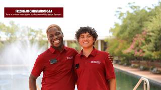 Freshman Orientation Q&A - 2026