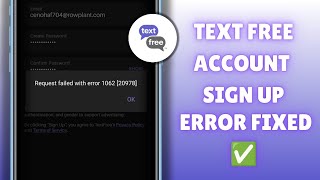Full Solution To Sign Up Errors on TextFree | Quick & Easy Solution 2024 News