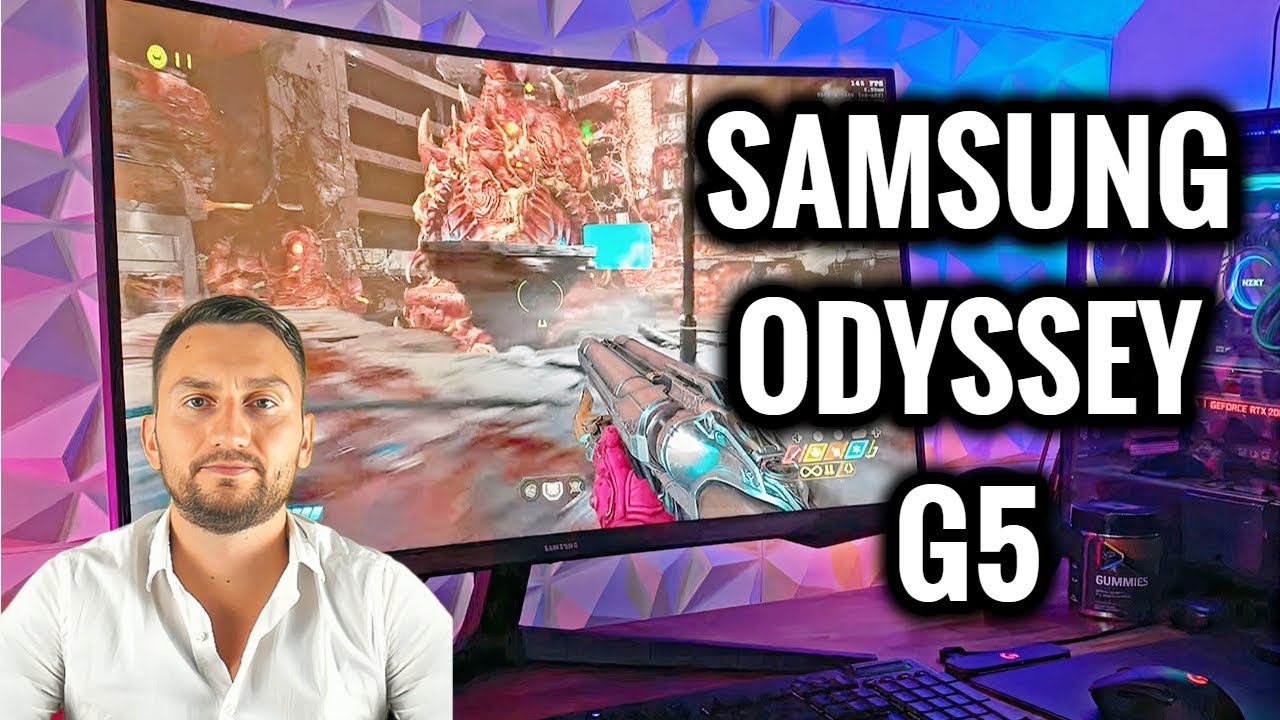 Samsung Odyssey G5 Review - The Best Curved Monitor - YouTube