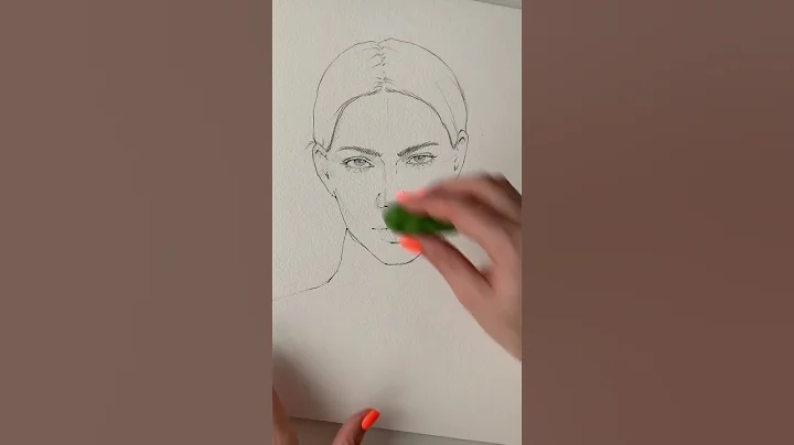 Making a new portrait 😀 #howtodraw #watercolordrawing #kagalovska #art_inside
