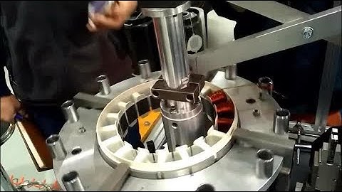 Large BLDC winding machine / stator needle coil winding machine