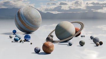 Baunching planet | Solar System 3D Size Comparison | 3D Animation!