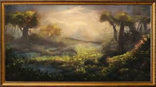 Golden Forest Landscape Painted | 2H | Gold Frame TV Art 🔇 screenshot 2