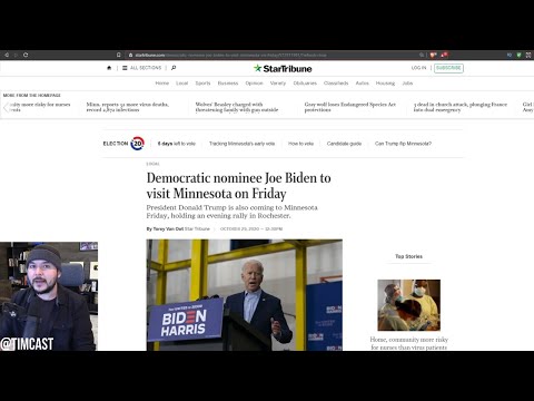 Biden PANICKING, Rushes To MINNESOTA For Event, Is Trump Going To Flip A Democrat Stronghold??