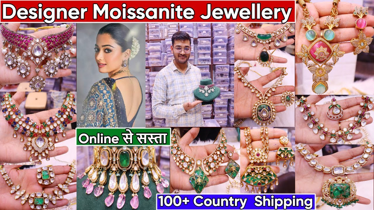 Latest Designer  Moissanite & AD Jewellery Collection 2025 | Premium Quality New Celebrity Jewellery
