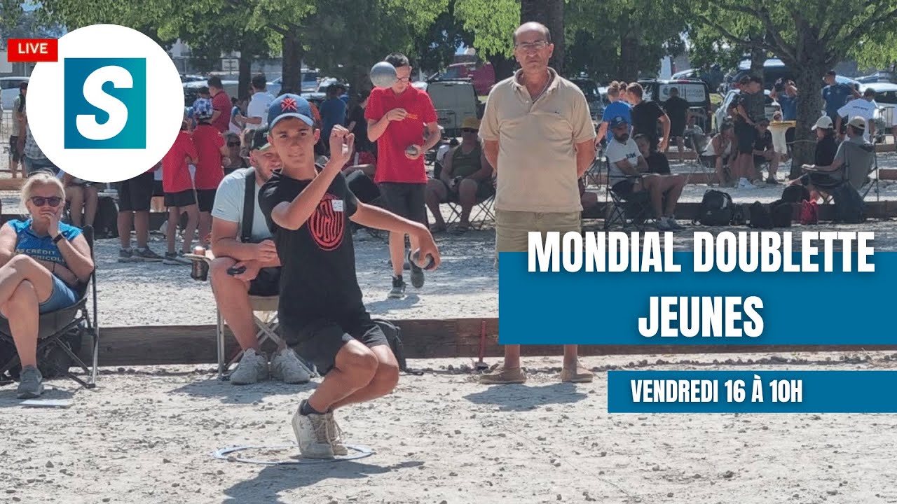 Miniature de la vidéo : Live de Pétanque à Romans sur Isère le 16/08 à 10H