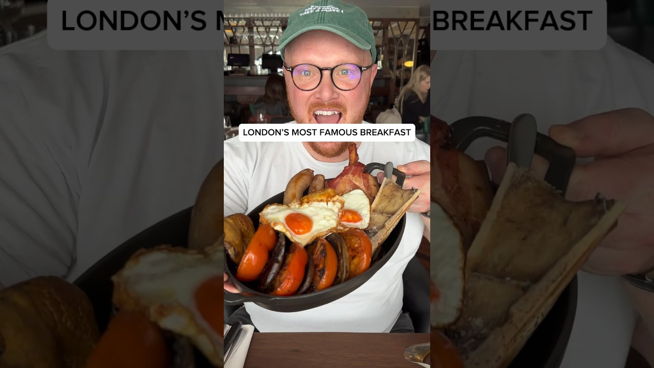 London’s most famous breakfast #breakfast #foodie #london #shorts