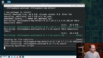 Setting up v4l2loopback on openSUSE for Matt