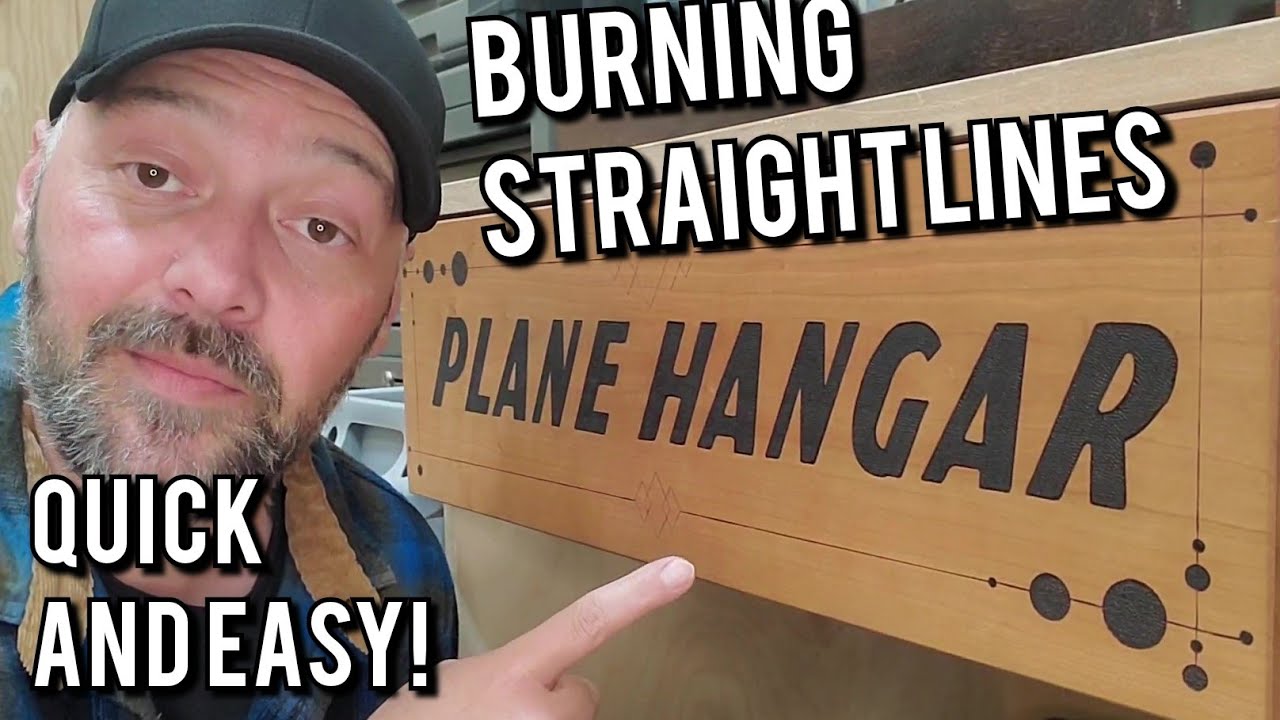 Pyrography Tip: Straight Lines