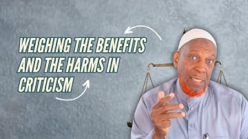 Weighing The Benefits And Harms In Criticism