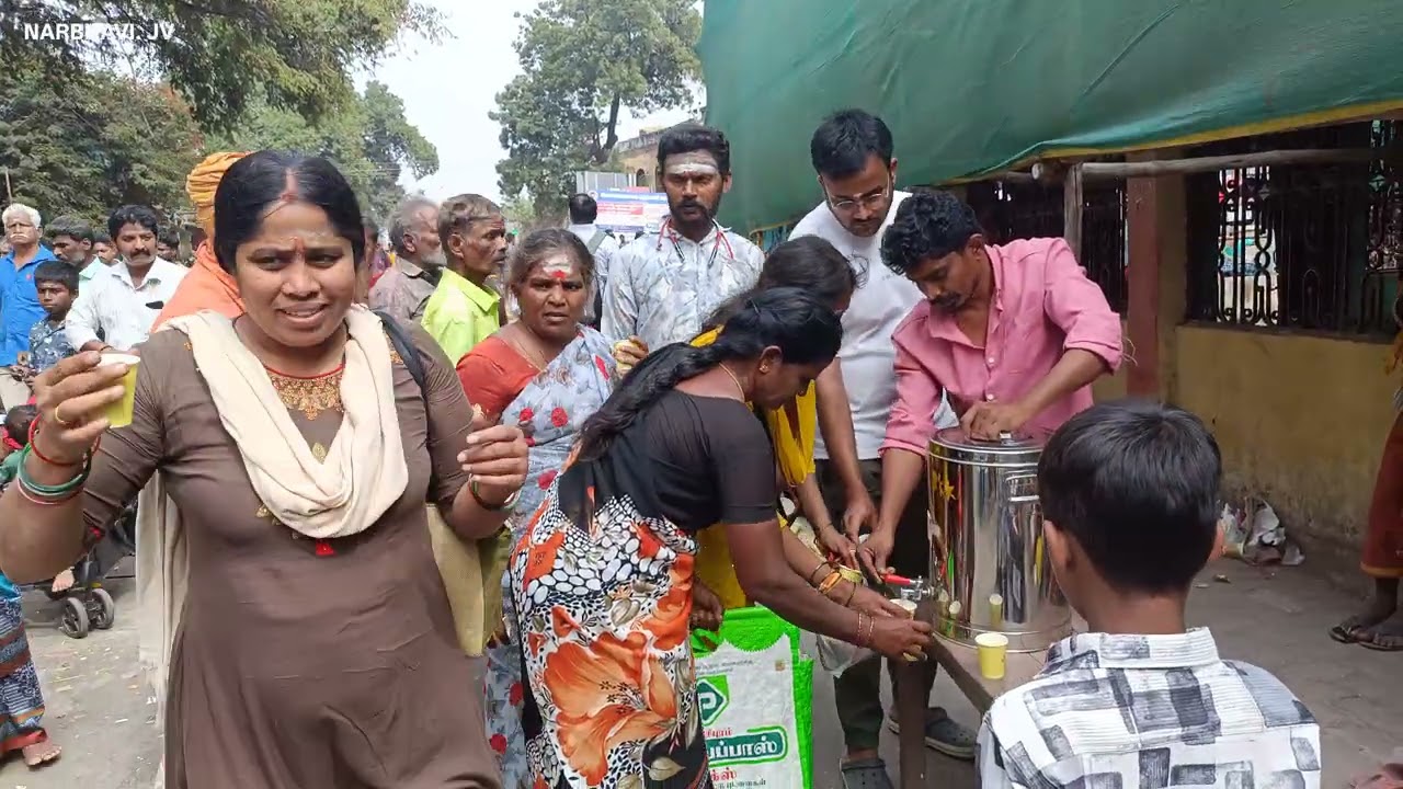 தைப்பூசம் மசாலா பால் அன்னதானம் வழங்க பட்டது 