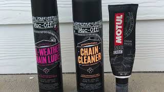 Motorcycle Chain Lube Options What do YOU use Motul vs Muc-Off