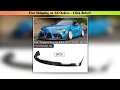 For Toyota Supra A90 A91 2020-2024 Front Bumper - Surprisingly Useful Item | Smart Choice | Smart