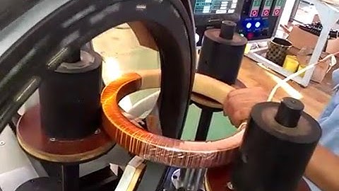 current transformer toroidal winding machine and taping machine