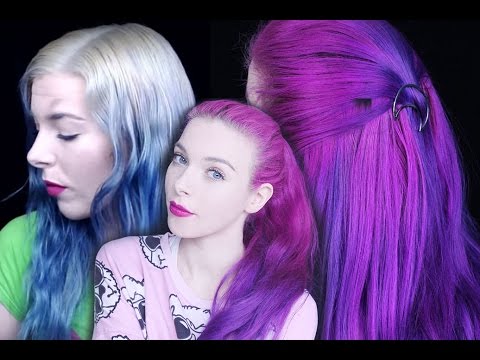 Haare Tonen Geht Schief Ausgewaschenes Blau Zu Pink Lila Ombre Vpfashion Ponytail Extensions Youtube