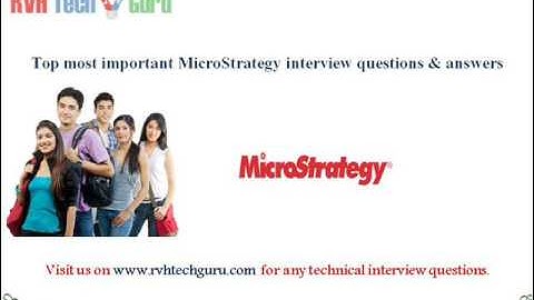 Top 80 important mcrostrategy interview questions and answers