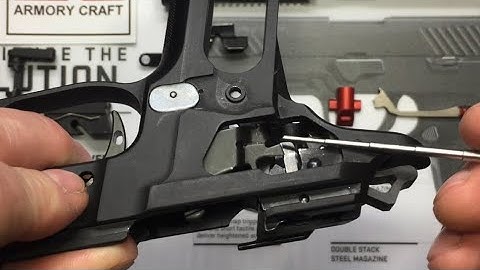 Sig Sauer P226 reassembly