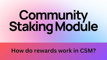 Community Staking Module (CSM) - How do rewards work?