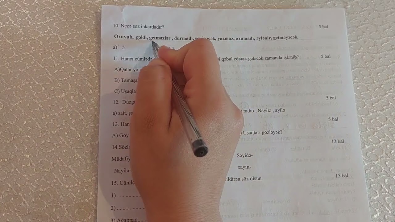 Təsdiq və inkar feillər ksq #ibtidaisinif #azərbaycandili #icraçı #2cisinif #test #inkarşəkilçisi