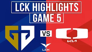 GEN vs DK Highlights Game 5 | LCK 2024 Spring Playoffs R2 | Gen.G vs Dplus KIA