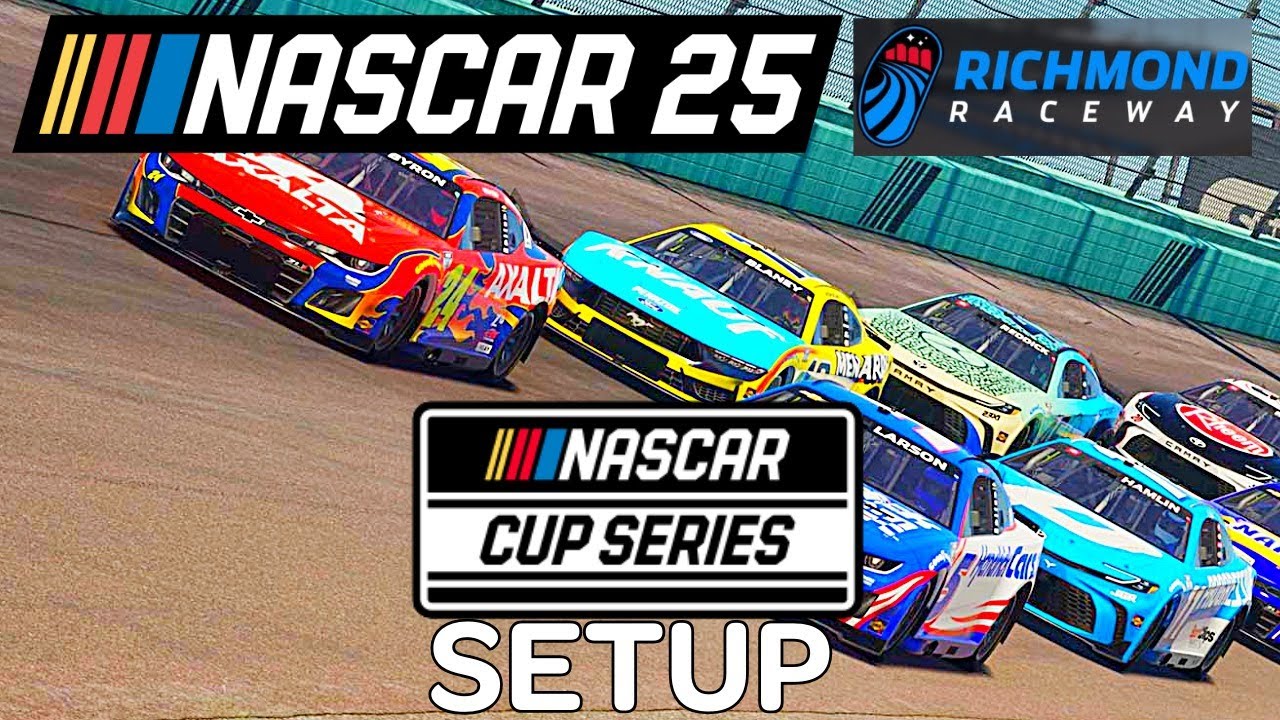Индивидуальная настройка Richmond для серии Nascar Cup. Настройки Nascar 25.