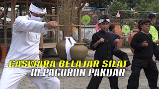 CASWARA MULAI BELAJAR PENCAK SILAT AGAR MENGERTI LIMA PRINSIP DASAR HIDUP DI PAGURON LEMBUR PAKUAN