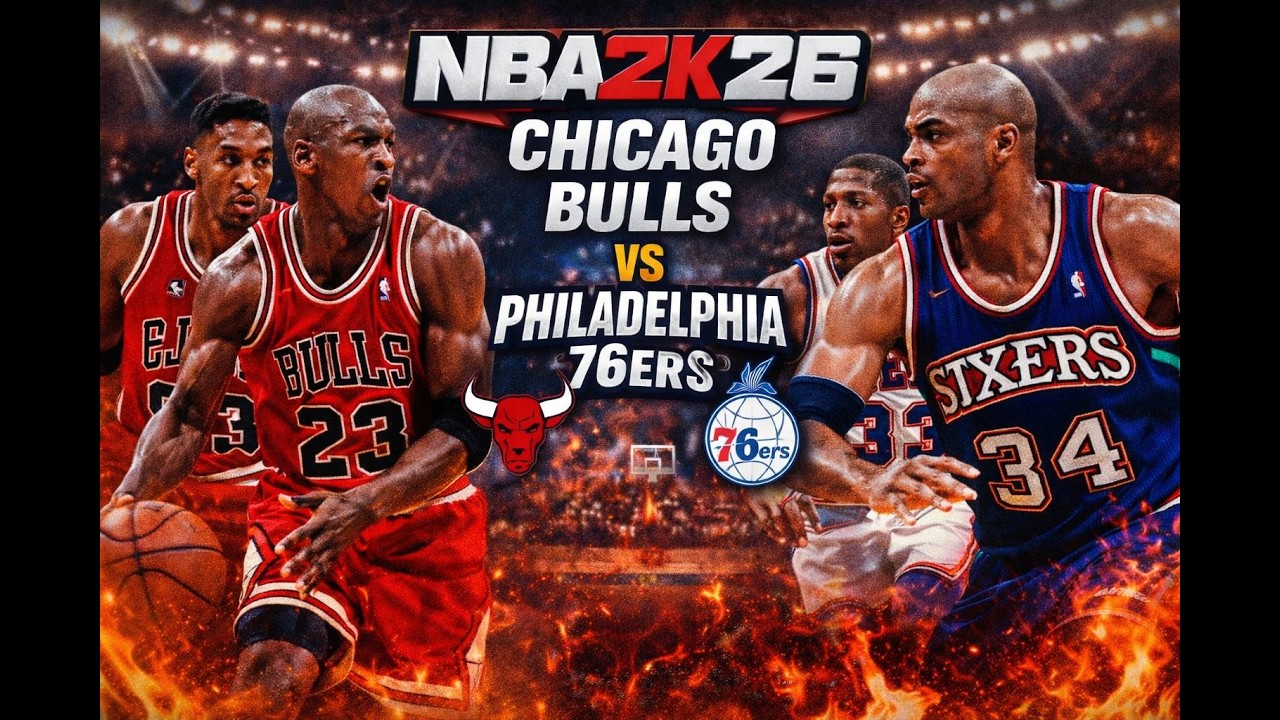 NBA2K26 Chicago Bulls  v  Philadelphia (FULL MATCH)