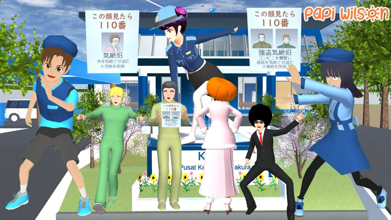 Yuta Mio Jadi Polisi Tangkap Pencuri Buronan Om Gondrong 😱🤣 | Sakura | Papi Wilson