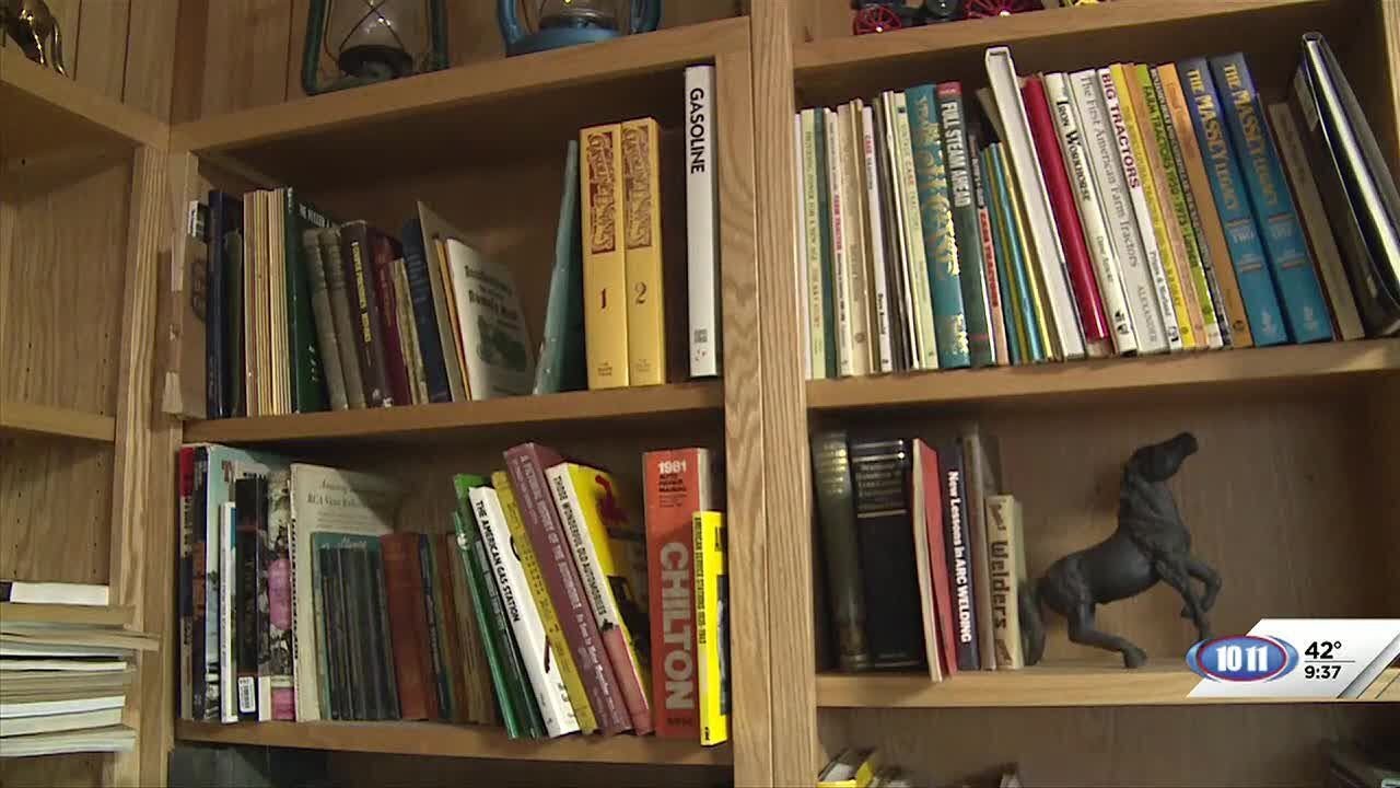 Antique tractor research library in Clay Center
