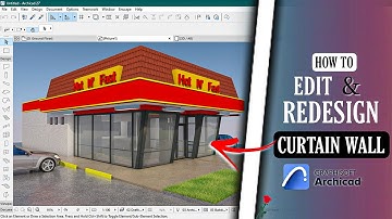 Archicad Tutorial: How To Edit And Redesign Curtain Wall